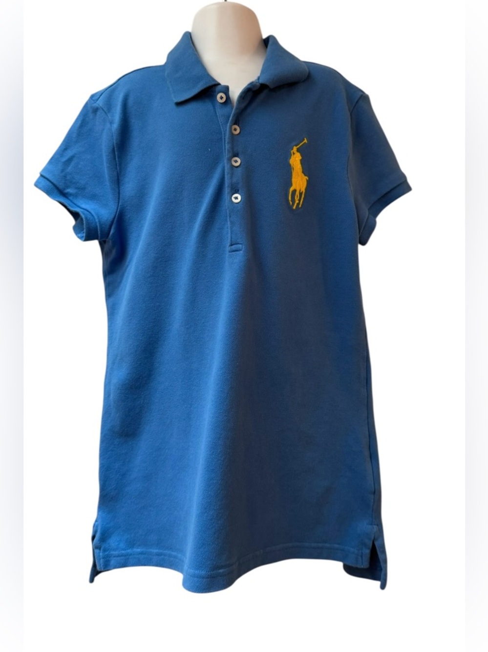 Girls Polo Ralph Lauren Blue Short Sleeve Big Yellow Pony
Size: L (12-14)